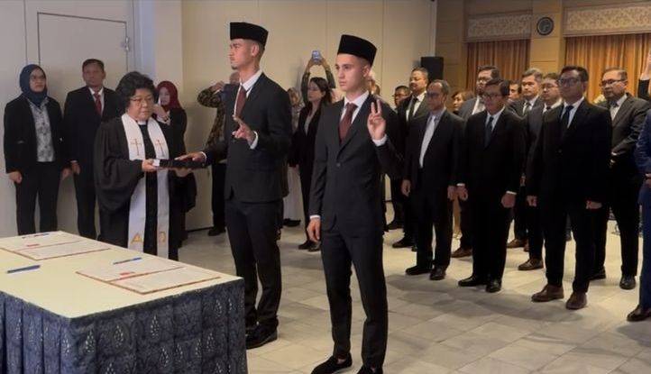 Hilgers dan Reijnders Resmi Jadi WNI, Erick Thohir:Semua Bekerja Demi Indonesia