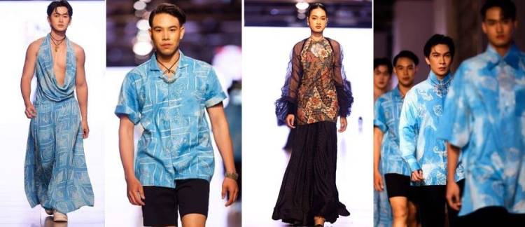 Embran Nawawi Tampilkan “The Journey”, Rayakan Hari Batik Nasional di Lao Fashion Week 2024