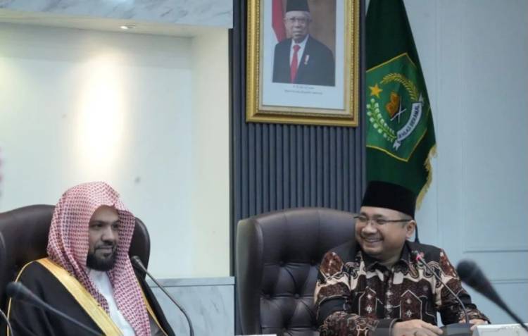 Menag Yaqut Ungkap: Kedatangan Imam Besar Masjid Nabawi Pererat Hubungan Dua Negara