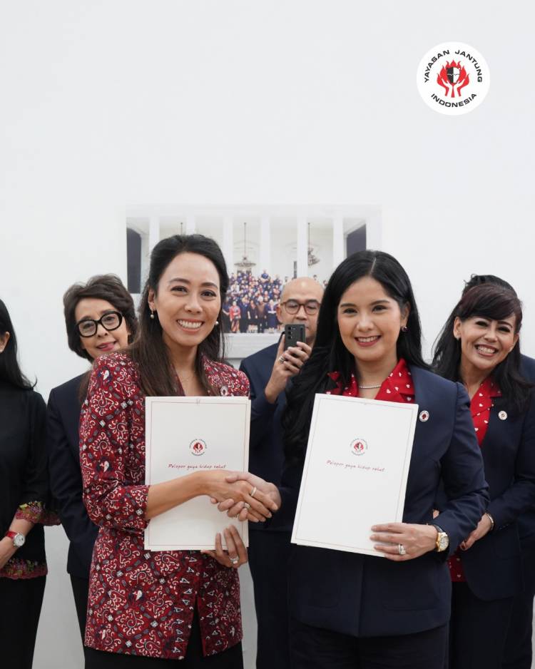 Annisa Pohan Yudhoyono Jadi Ketua Umum Yayasan Jantung Indonesia  Masa Bakti 2024-2029