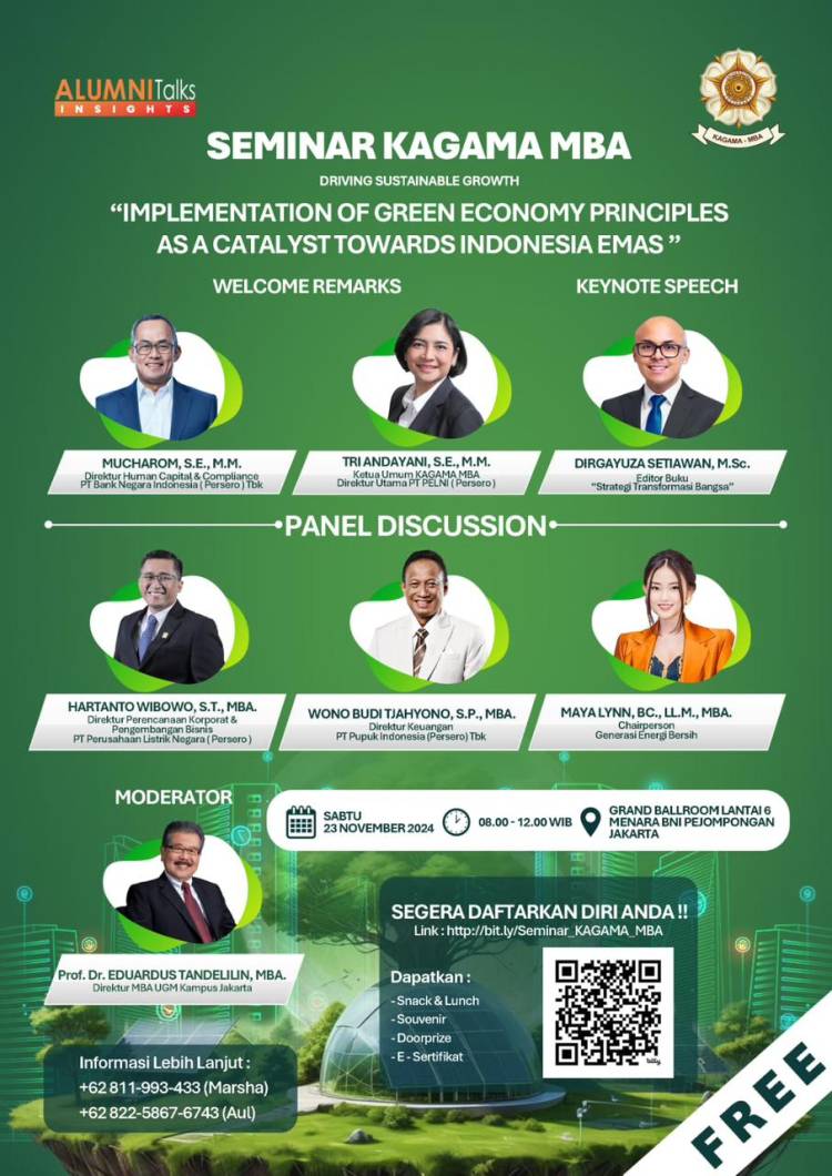 Green Economy Sebagai Katalis Menuju Indonesia Emas