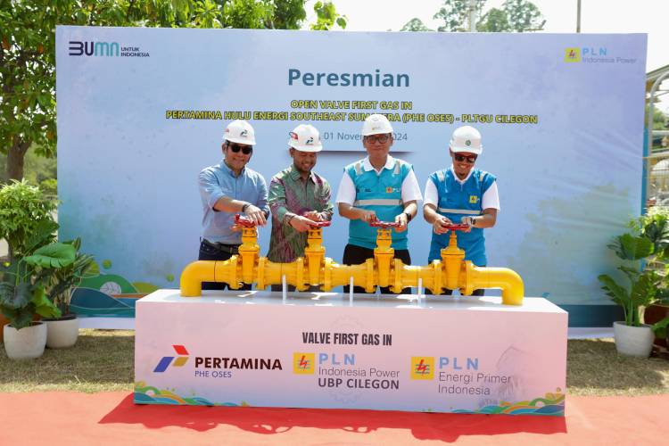 Pertamina Pasok Gas PLTU Cilegon untuk Dukung Keistrikan Nasional