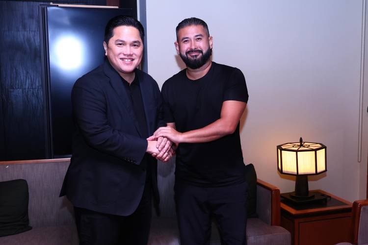 Bertemu Putra Mahkota Johor. Erick Thohir, Ajak Sepakbola ASEAN Naikkan Kualitas Demi Bersaing di Asia