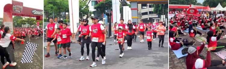 PRUActive Family Ajak Hidup Lebih Sehat dan Aktif, Diikuti 2000 Peserta di Surabaya