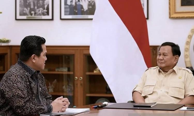 Menteri BUMN Erick Thohir Melapor ke Presiden Terkait Transformasi Bandara Soetta