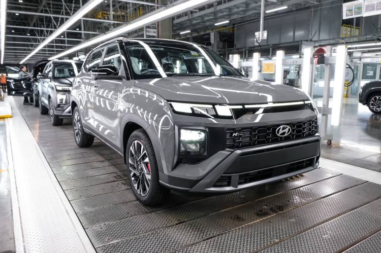 Hyundai Mulai Produksi Creta N Line Turbo di Pabrik Cikarang