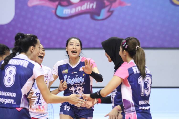 PLN Mobile Proliga 2025: Livin' Mandiri Tutup Putaran Pertama Dengan Kemenangan 