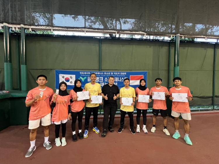 Pelatih dan Atlet Soft Tennis Banten Dapat Sertifikat Pelatihan Internasional