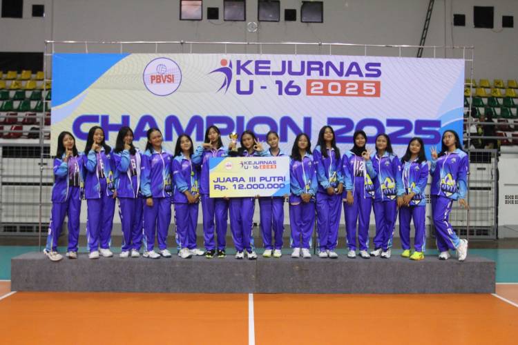 Patriot dan Wahana Juara Kejurnas Voli U-16