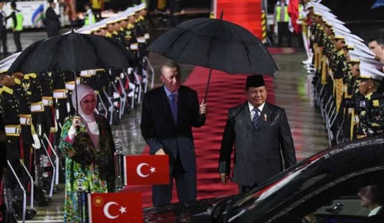 Presiden Prabowo Tunjukkan Kedekatan dengan Presiden Turki Recep Tayyip Erdogan