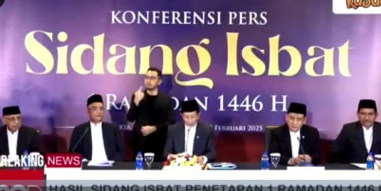 Resmi Pemerintah Tetapkan 1 Ramadan 1446 H Jatuh pada Sabtu 1 Maret 2025