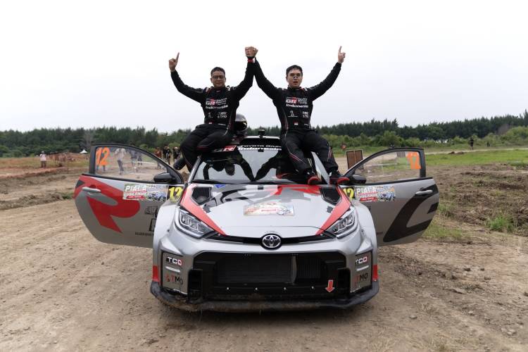  GR Yaris Rally2 Jawara Kejurnas Sprint Rally 2025 Seri ke-3