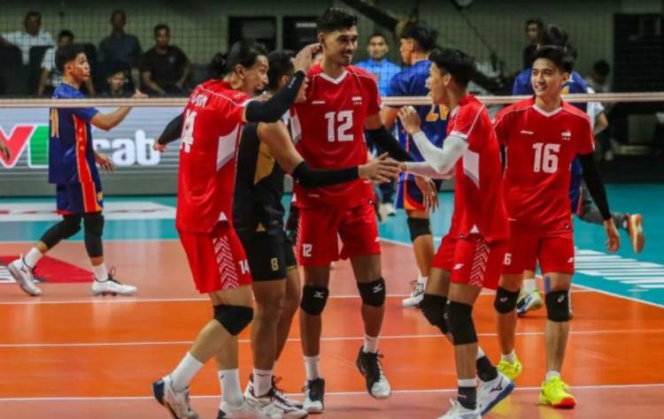 Timnas Voli Indonesia ke 8 Besar AVC Nations Cup Usai Tundukan Thailand