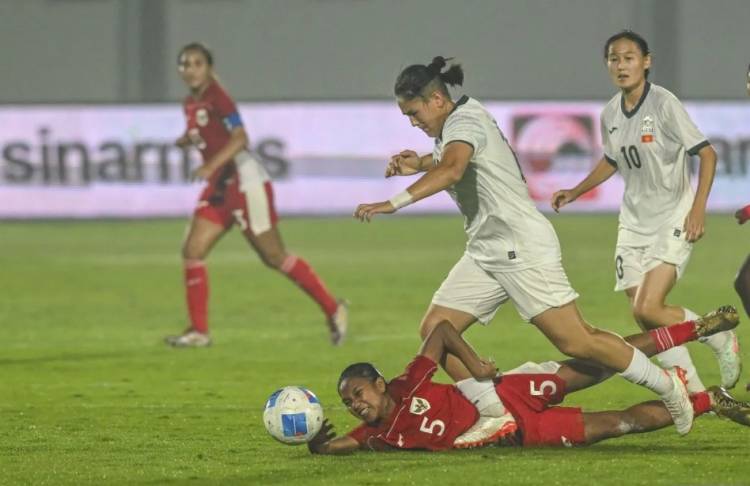 Timnas Putri Indonesia Tundukan Kirgistan 1-0 Melalui Sepakan Isa Warps