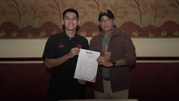Septian David Maulana Resmi Menjadi Bagian Keluarga Malut United
