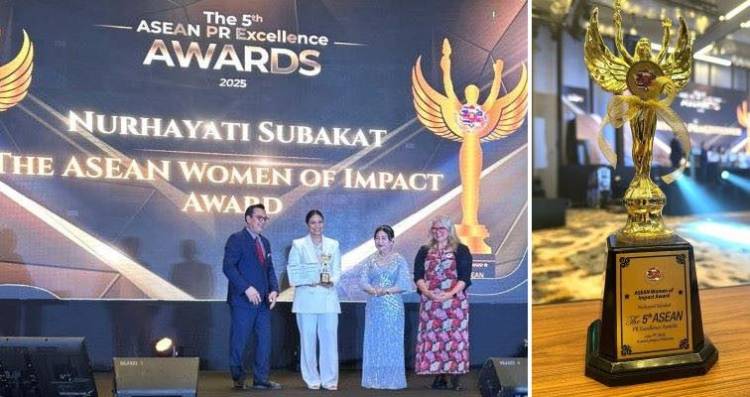 Nurhayati Subakat Raih ASEAN Women Impact Award 2025, Berkontribusi dalam Inclusive Branding di Industri Kecantikan ASEAN
