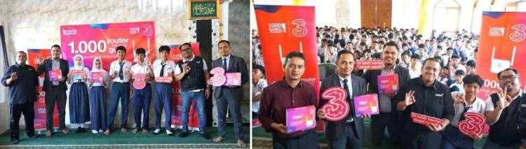 Tri dan 1.000 Guru Foundation Buka Akses Digital di Pelosok Negeri