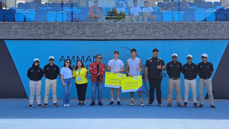 Max Basing Kembali Tak Terbendung: Juara Seri II Amman Men's World Tennis Championship di Bali