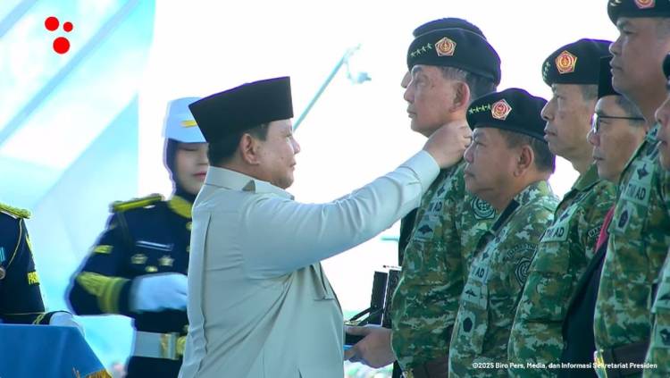 Tiga Putra Sulawesi Selatan Naik Pangkat dan Dilantik Presiden Prabowo