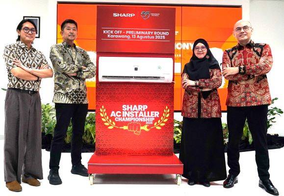 Sharp Gelar AC Installer Championship 2025, Tingkatkan Layanan Purna Jual