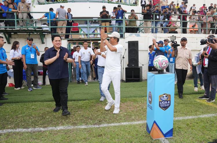 Liga 4 Nasional Resmi Bergulir di Kota Depok. Erick Thohir, Tonggak Baru Sepak Bola Akar Rumput Indonesia