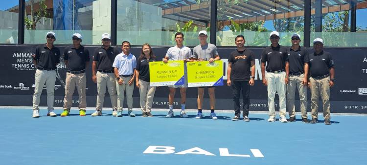 Alexander Chang juara UTR Pro Tennis Tour Bali