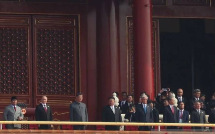 Presiden Prabowo Subianto Saksikan Parade Militer di Beijing, China