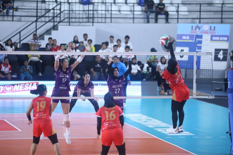 Livoli Divisi Utama 2025: Bank Jatim Tinggal Selangkah Lagi ke Final Four