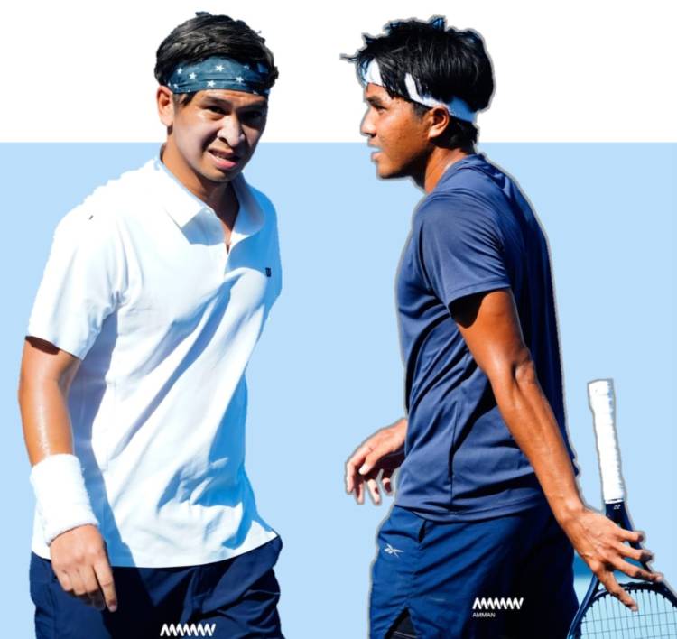 Ganda Putra Jadi Tumpuan Indonesia di Amman Men's World Tennis Championship Seri ke VII