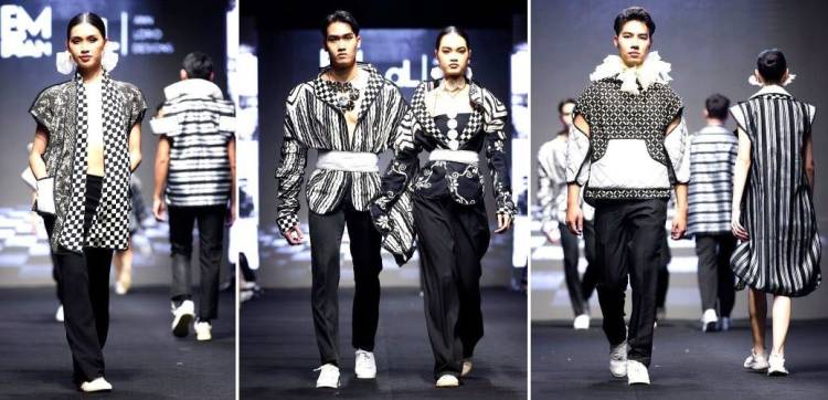 Embran Nawawi Tampilkan Koleksi Gatotchromathic di Laos Fashion Week 2025