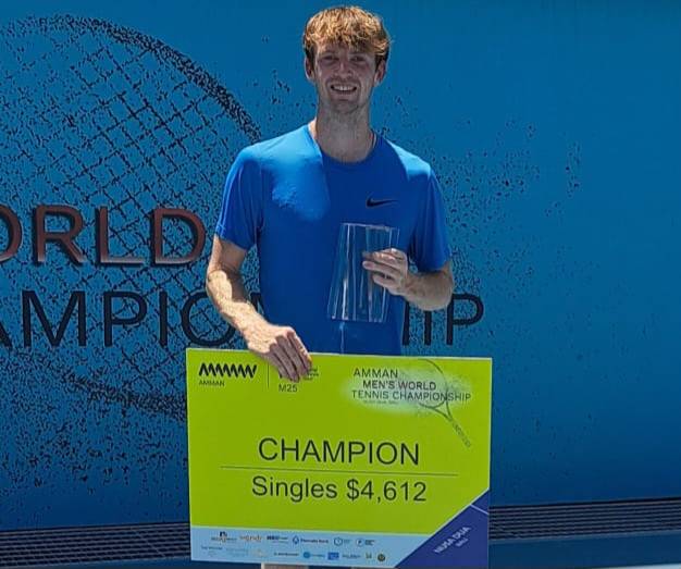 Kalahkan Arthur Weber, Max Basing Juara M-25  Seri-7, Lani Sardadi Berharap Turnamen Menaikkan Level Petenis Indonesia