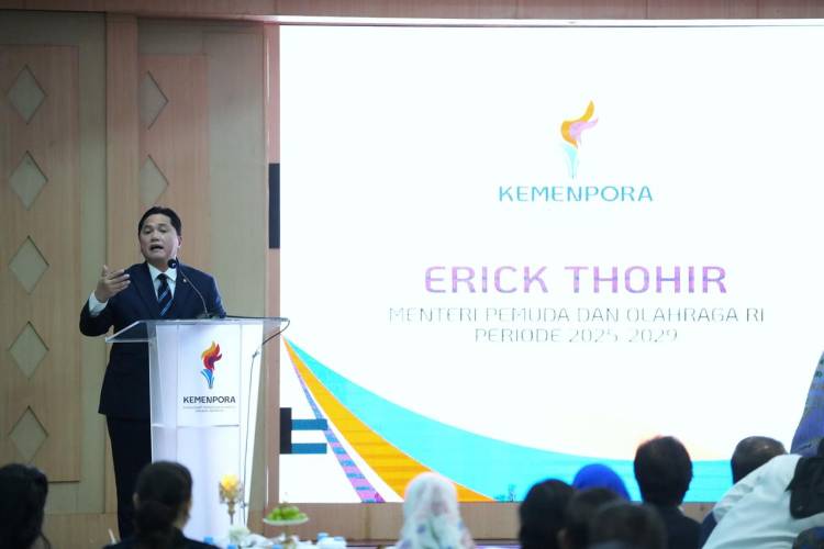 Usai Sertijab, Menpora Erick Thohir: Olahraga adalah Alat Pemersatu Bangsa!