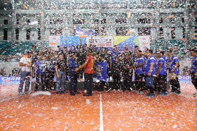 Tundukkan Indomaret di Final,  TNI AU Electric Juarai Putaran  Reguler Kedua Livoli Divisi Utama 2025  