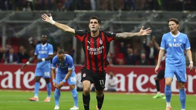 Liga Italia: Rossoneri ke Puncak Klasemen Usai Kandaskan Napoli 2-1