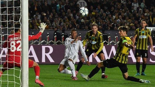 Liga Champions: Los Blancos Hajar Kairat Almaty 5-0, Mbappe Cetak Brace!