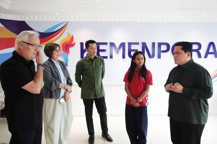 Menpora Erick Dukung Atlet Muda Snowboarding Indonesia Zazi Betari Berprestasi di Kancah Internasional