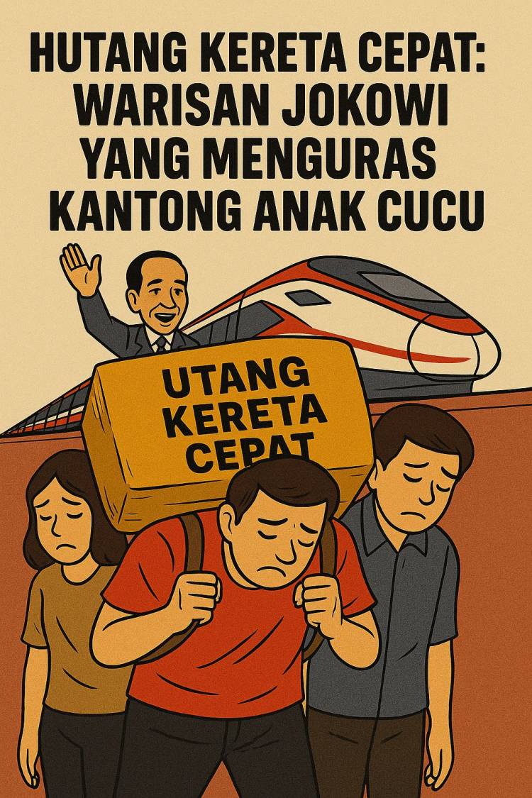 Hutang Kereta Cepat: Warisan Jokowi yang Menguras Kantong Anak Cucu