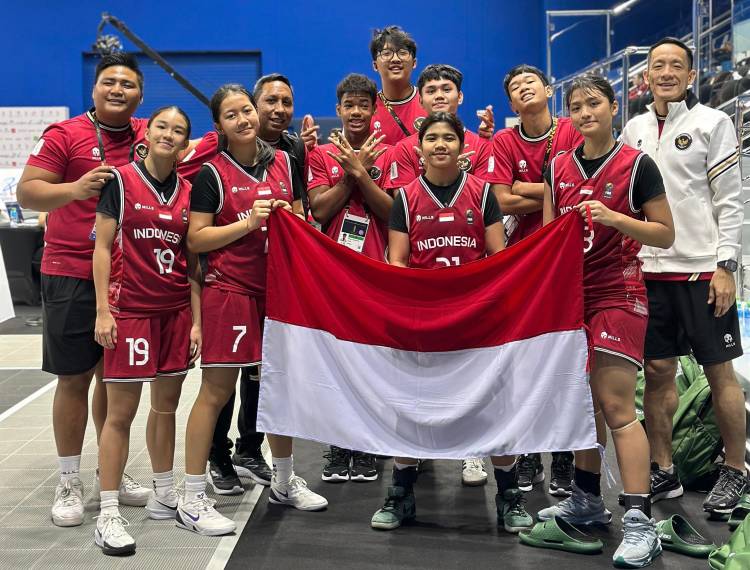 Timnas 3x3 Putri Kunci Peringkat ke-6 Asian Youth Games 2025