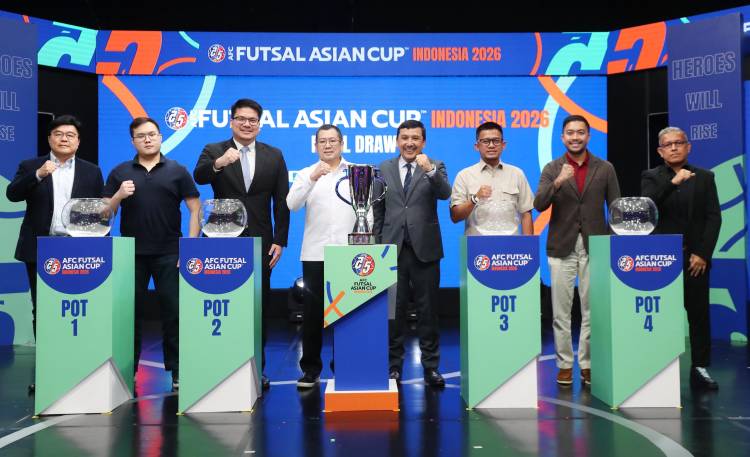 Hasil Drawing AFC Asia Futsal Cup 2026, Indonesia Siap Jadi Tuan Rumah