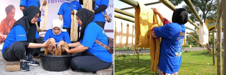 Pembinaan Pembuatan Wastra dengan Pewarna Alam bagi Penenun Songket Melayu Sumatra Utara