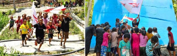 Pipa Sepanjang 8,2 Kilometer Alirkan Air Bersih bagi Warga di Fafinesu, NTT