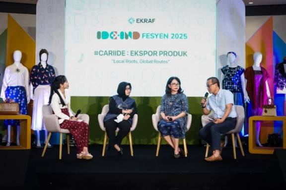 Kemenekraf Perkuat Brand Lokal Menuju Pasar Ekspor, di Hari Kedua Ide.Ind Fesyen 2025