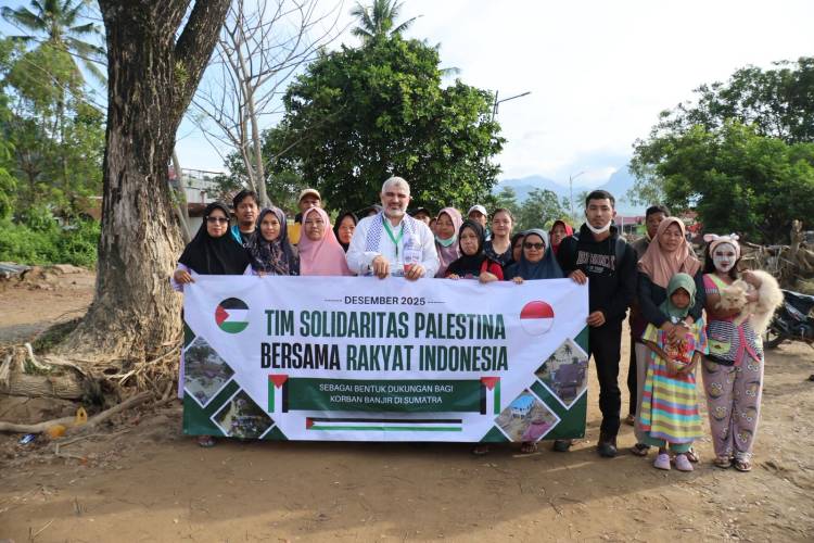 Delegasi Palestina Kunjungi Korban Bencana di Sumatra dan Aceh