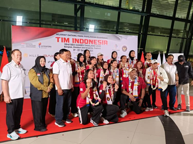 Timnas Voli Putri Tiba di Tanah Air Usai Raih Perunggu SEA Games 2025