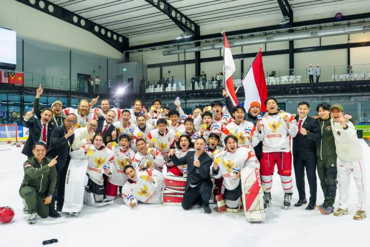 Sejarah Baru, Timnas Hoki Es Indonesia Raih Emas di Final Sea Games 2025!