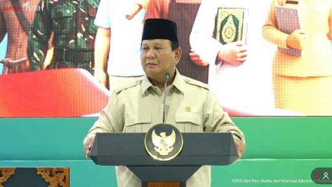 Singgung Bonus SEA Games 2025, Presiden Prabowo : Pejuang-Pejuang Kita Hormati, Kita Hargai