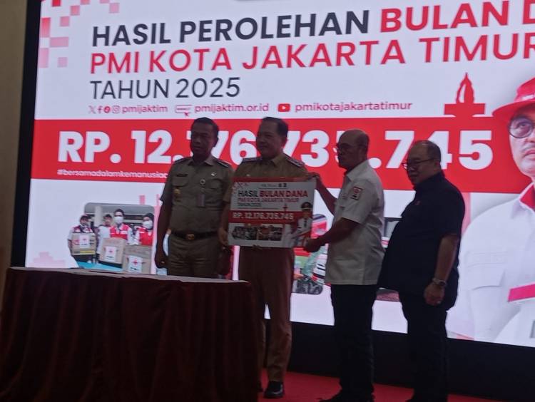 Bulan Dana PMI Jakarta Timur 2025 Himpun Rp12,17 Miliar, Tertinggi se-DKI Jakarta