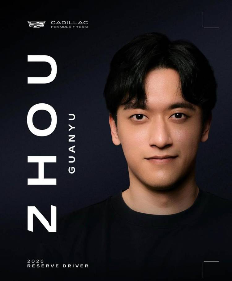 Zhou Guanyu Jadi Pebalap Pengganti di Cadillac