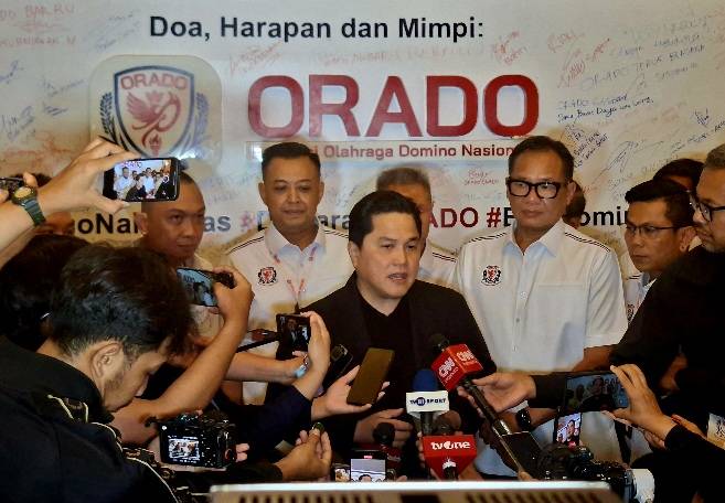 Menpora  Erick Thohir Dorong Domino Naik Kelas hingga  ke Industri Olahraga Nasional