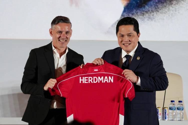 Erick Thohir Ajak Semua Bersatu untuk Sepak Bola Indonesia dan Dukung John Herdman